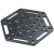 Kupo KS-0406 Hex Cheese Plate For 6