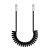 Kabel Newell USB-C - USB-C 100 W, 1,5 m, silikonowy, spiralny, czarny-2652537