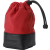 Artisan & Artist | ACAM-LP140 | Fabric and Leather Lens Pouch (M) Red/Black-2654576