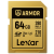 Lexar SDXC ARMOR Gold UHS-II U3, Stainless Steel, IP68 R280/W210 (V60) 64GB