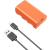 SmallRig 4971 NP-F550 USB-C Rechargeable Camera Battery Orange
