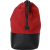 Artisan & Artist | ACAM-LP140 | Fabric and Leather Lens Pouch (M) Red/Black
