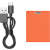SmallRig 5088 USB-C Rechargeable Camera Battery NP-W126S  Orange