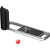 SmallRig 5447 L-Shaped Mount Plate with Silicone Handle for FUJIFILM X-E5 Silver