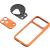 SmallRig 5792 FilMov Lightweight Photography Bumper Case for iPhone 17 Pro (Orange)