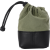 Artisan & Artist | ACAM-LP120 | Fabric and Leather Lens Pouch (S) Khaki/Black