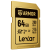 Lexar SDXC ARMOR Gold UHS-II U3, Stainless Steel, IP68 R280/W210 (V60) 64GB