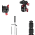 SmallRig 6397 Monopod with Triple Ground Spikes and Panoramic Ball Head with Arca-Swiss Plate