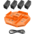 SmallRig 4834 NP-F970 4-Channel Camera Battery Charger & 4-Battery Kit