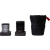Artisan & Artist | ACAM-LPL120 | Full Leather Lens Pouch (S) Black