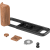 SmallRig 5985 L-Shaped Mount Plate with Wooden Handle for FUJIFILM X-E5 (Rosewood, Black)