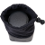 Artisan & Artist | ACAM-LP140 | Fabric and Leather Lens Pouch (M) Black
