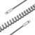 Kabel Newell USB-C - USB-C 100 W, 1,5 m, silikonowy, spiralny, szary